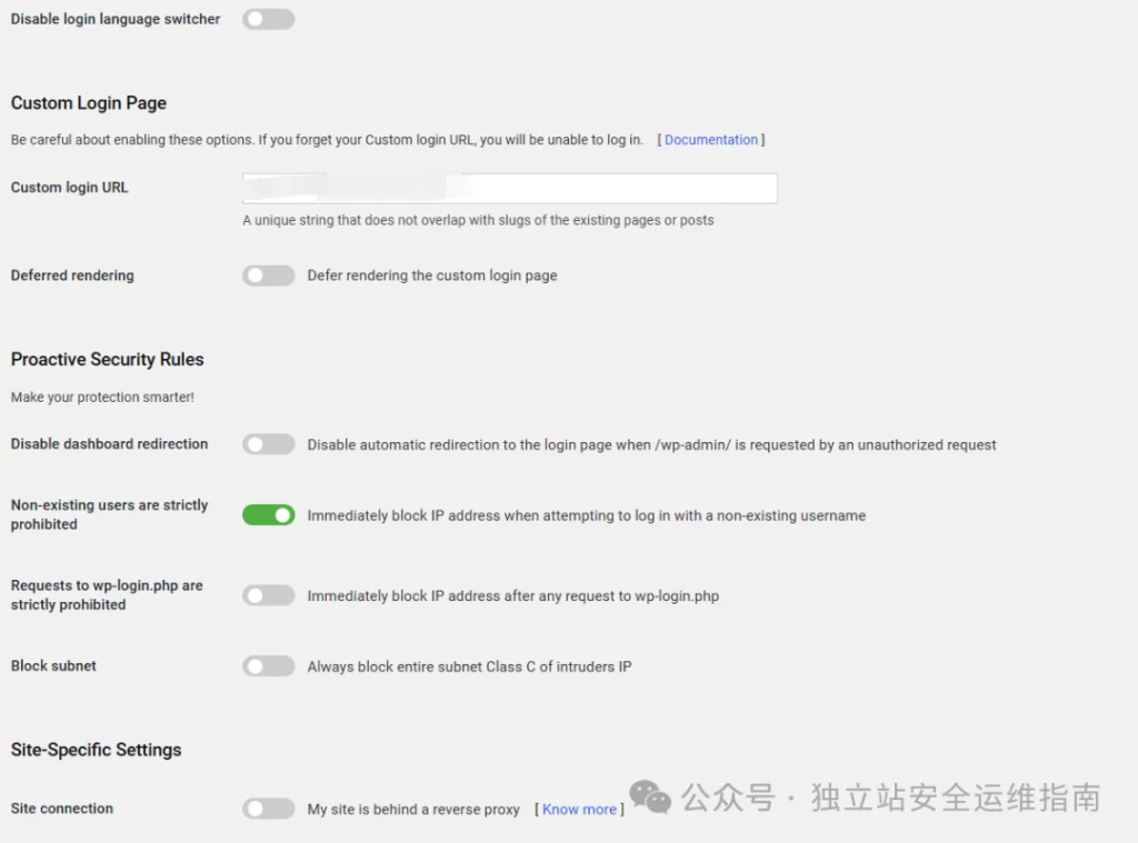 安全插件-WP-Cerber-Custom-Login-Page