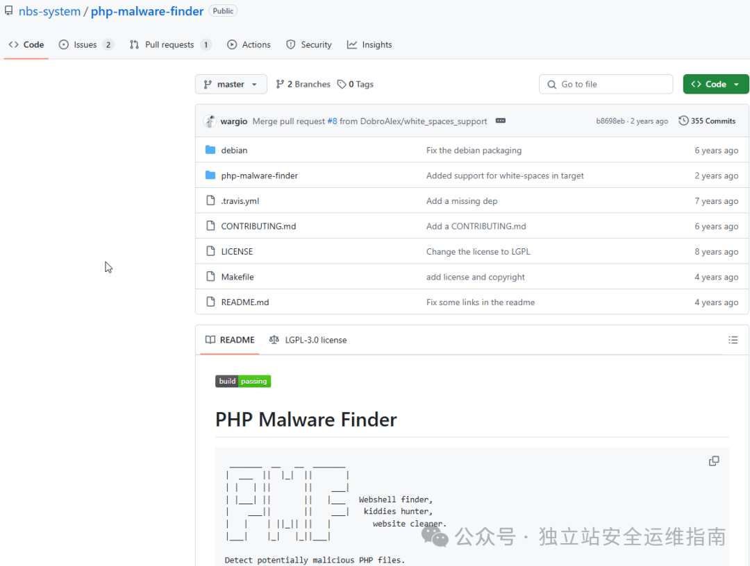 php-malware-finder